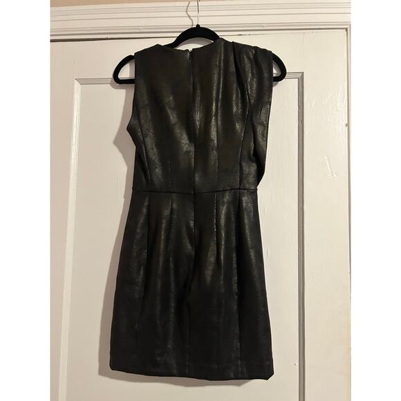 Byron Lars Beauty Mark Faux Leather Dress – Size 2 - Picture 13 of 14
